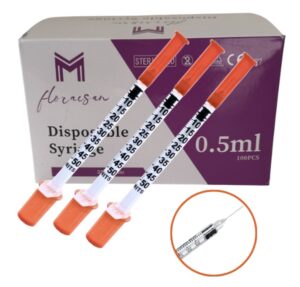 Micro Fine Enjektör 32G 8MM 0,5 CC 100 Adet / Kutu