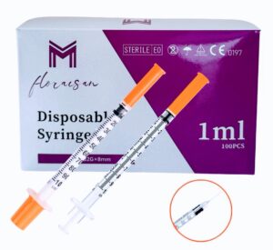 Micro Fine Enjektör 32G 8MM 1 CC 100 Adet / Kutu