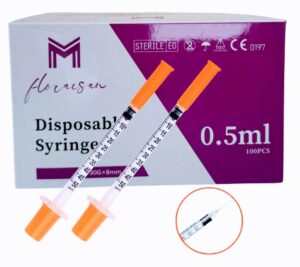 Micro Fine Enjektör 30G 8MM 0,5 CC 100 Adet / Kutu