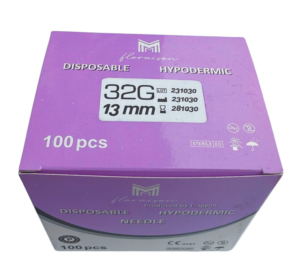 Mezoterapi İğne Ucu 32 G 13 MM  100 Adet / Kutu