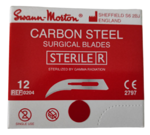 Cerrahi Bıçak Karbon Steril NO:12 100 Adet / Kutu