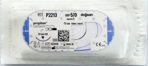 Propilen 5/0 20 3/8 keskin(▼),75cm