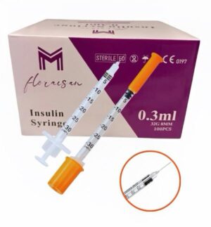 Micro Fine Enjektör 32G 8MM 0,3 ML   100 Adet / Kutu