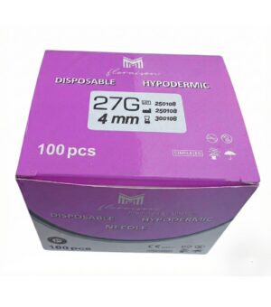 Mezoterapi İğne Ucu 27G 4mm 100 Adet / Kutu